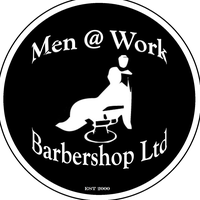 Men at Work Barbershop logo